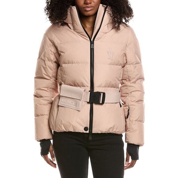 Moncler Womens  Down Puffer Jacket, Pink - Picture 3 of 5